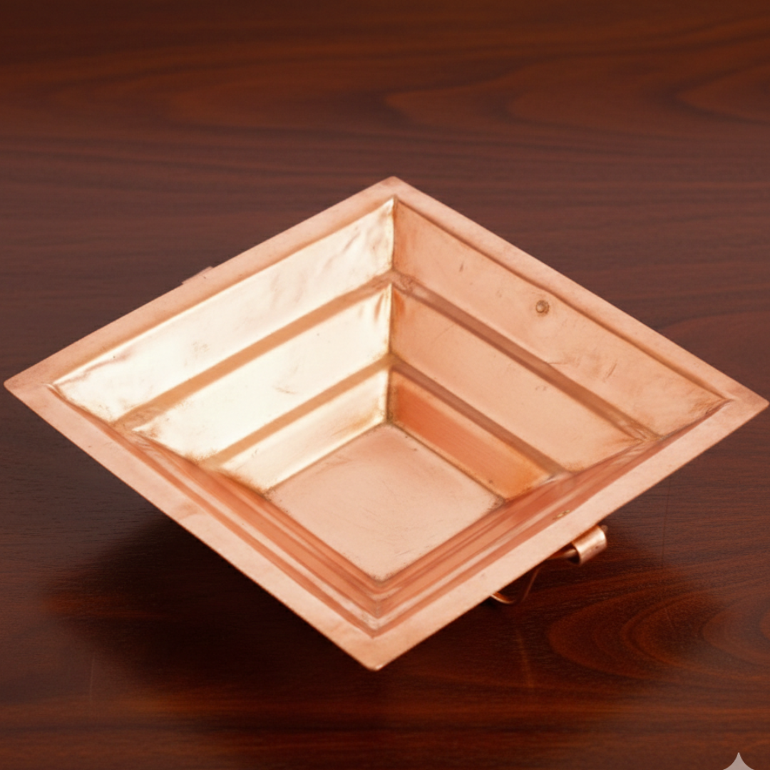 Pure Copper Hawan Kund for home pooja