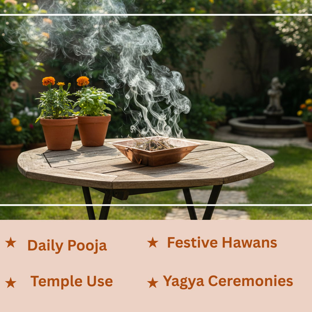 Copper Havan Kund for home small pooja