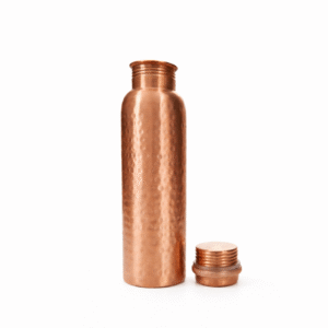 Hammered copper water bottle