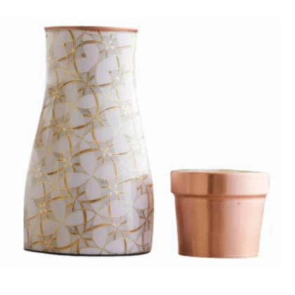 Premium copper bedrrom bottle with print