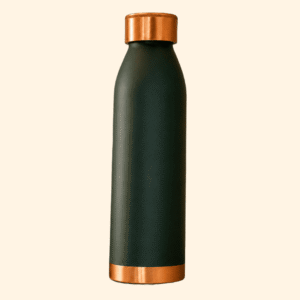 Green copper bottle premium look with screw cap